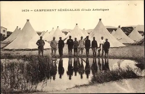 Ak Senegal, Campement Senegalais, Militär, Zelte