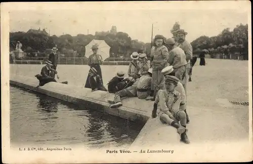 Ak Paris VI., Paris Vecu, Jardin du Luxembourg