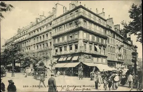 Paris IX, Boulevard Montmartre, Faubourg Montmartre