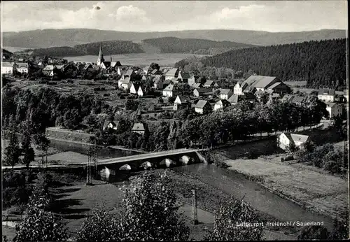 Ak Freienohl Meschede im Sauerland, Gesamtansicht