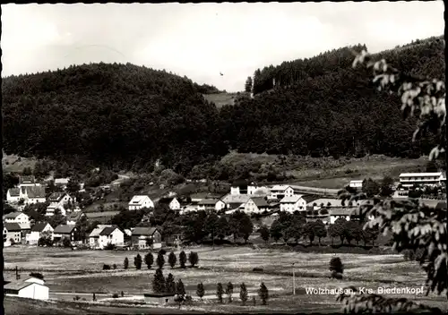 Ak Wolzhausen Breidenbach in Hessen, Ortsansicht