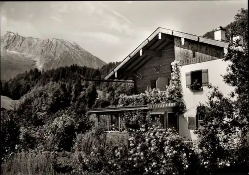 Ak Ramsau im Berchtesgadener Land Oberbayern, Gästehaus Unterrosshof