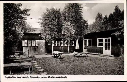 Ak Kripp Remagen am Rhein, Privatkrankenanstalt Dr. Karsten, Garten, Finnische Sauna