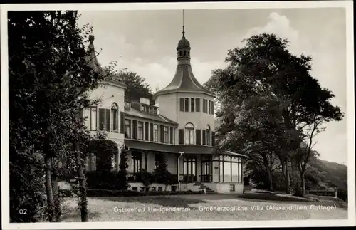 Ak Seebad Heiligendamm Bad Doberan, Großherzogliche Villa, Alexandrinen Cottage