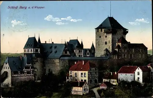 Ak Burg an der Wupper Solingen, Schloss Burg