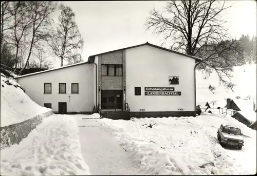 Ak Langebach Schleusegrund in Thüringen, FDGB Erholungsheim Langenbachtal