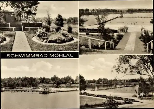 Ak Möhlau Gräfenhainichen im Landkreis Wittenberg, Schwimmbad