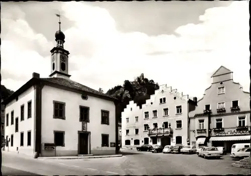 Ak Riedenburg in Niederbayern, Rathaus, Marktplatz