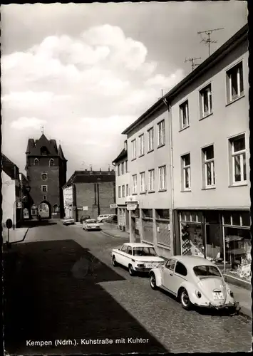 Ak Kempen am Niederrhein, Kuhstraße mit Kuhtor