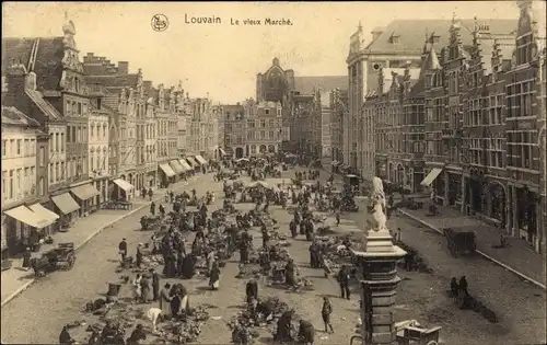 Ak Louvain Leuven Flämisch Brabant, Le Vieux Marche