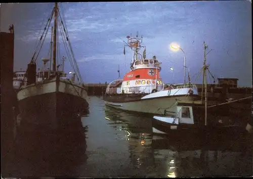 Ak Seenotkreuzer mit Tochterboot der 26m Klasse, Georg Breusing, Arwed Emminghaus, Adolph Bermpohl