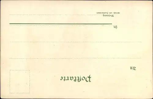 Litho Leipzig in Sachsen, Völkerschlachtdenkmal, Grundsteinlegung am 18. Oktober 1900