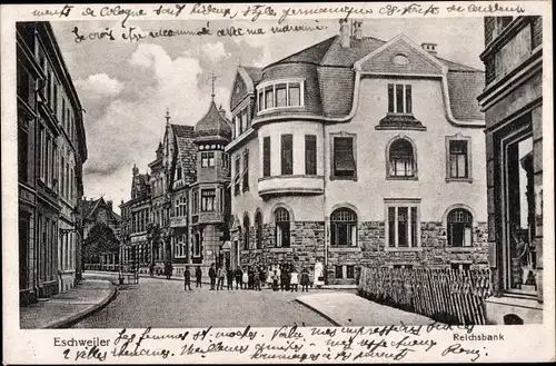 Ak Eschweiler Nordrhein Westfalen, Reichsbank