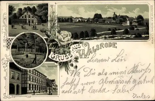 Litho Walsrode in der Lüneburger Heide, Eckerworth, Hotel Hanover