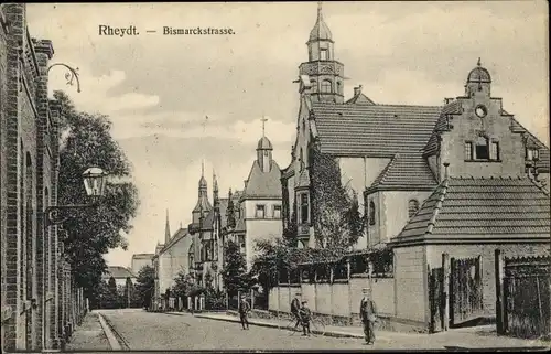 Ak Rheydt Mönchengladbach am Niederrhein, Bismarckstraße