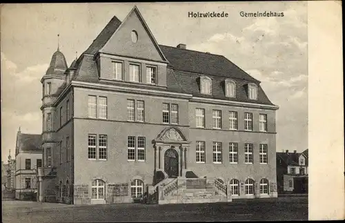Ak Holzwickede im Ruhrgebiet, Gemeindehaus