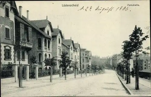 Ak Lüdenscheid im Märkischen Kreis, Parkstraße