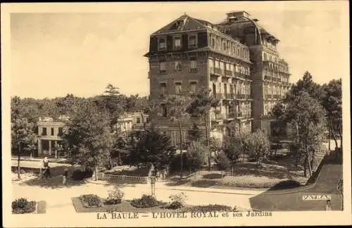 Ak La Baule Loire Atlantique, Hotel Royal et ses Jardins