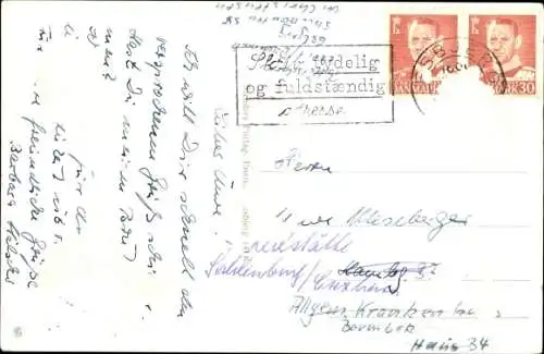 Ak Esbjerg Dänemark, Kongensgade, Geschäfte, Auto