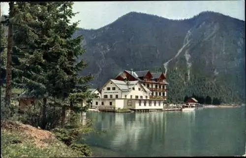Ak Reutte in Tirol, Plansee, Hotel Forelle