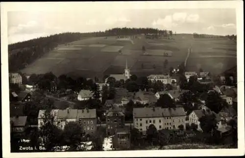 Ak Zwota Klingenthal im Vogtland Sachsen, Gesamtansicht