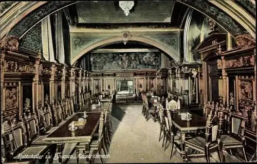 Ak Hansestadt Bremen, Ratskeller, Kaiserzimmer