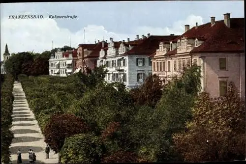 Ak Františkovy Lázně Franzensbad Region Karlsbad, Kulmerstraße