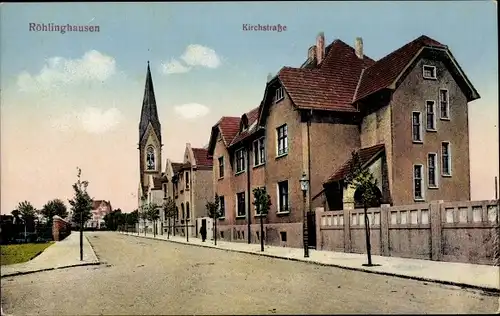 Ak Röhlinghausen Eickel Herne im Ruhrgebiet, Kirchstraße