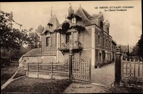 Ak Le Mesnil Durand Calvados, Château de Pontallery