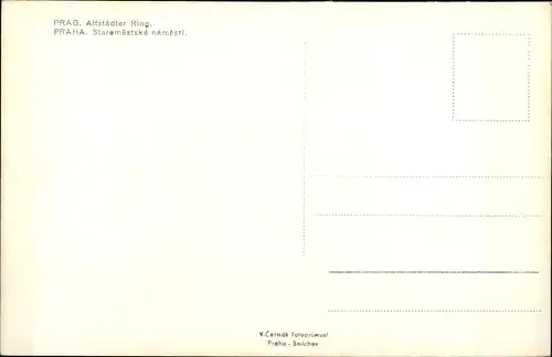 Ak Praha Prag Tschechien, Staromestske namesti, Altstädter Ring