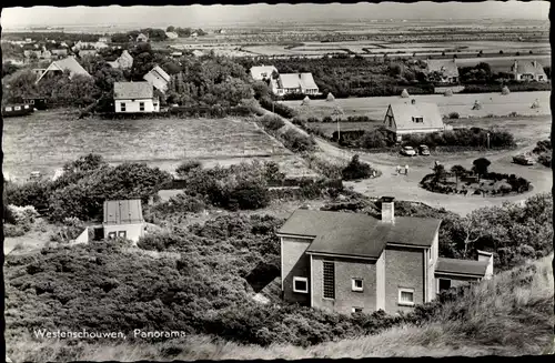 Ak Westenschouwen Zeeland, Panorama