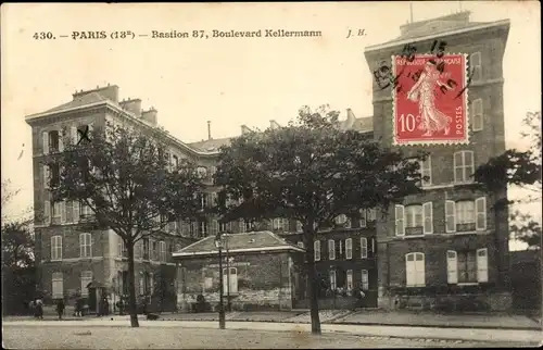 Ak Paris XIII., Bastion 87, Boulevard Kellermann