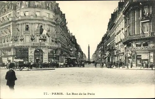 Ak Paris II., Rue de la Paix
