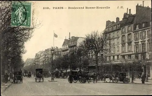 Ak Paris II., Boulevard Bonne Nouvelle