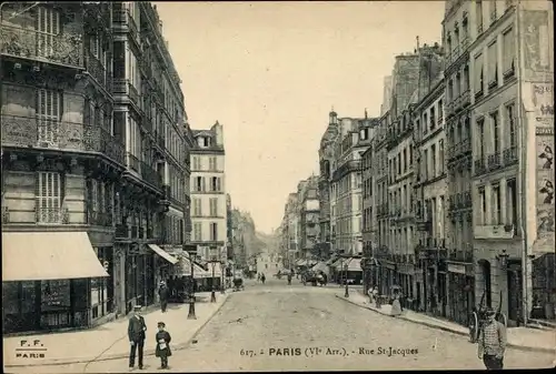 Ak Paris VI., Rue St. Jacques