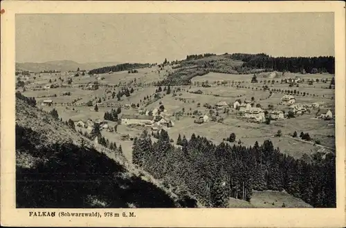 Ak Falkau Feldberg im Schwarzwald, Fliegeraufnahme