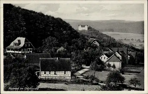 Ak Nonrod Fischbachtal im Odenwald Hessen, Ortsansicht