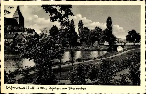 Ak Mölln im Herzogtum Lauenburg, Wassertor, Anlagen