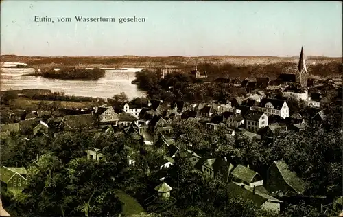 Ak Eutin in Ostholstein, Blick vom Wasserturm