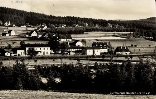 Ak Rautenkranz im Vogtland Gesamtansicht