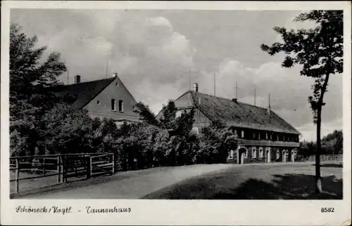 Ak Schöneck im Vogtland Ludwigs Fremdenhof Tannenhaus