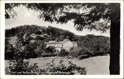Ak Unkeroda Wartburgkreis, Gast- und Pensionshaus Eltegrund