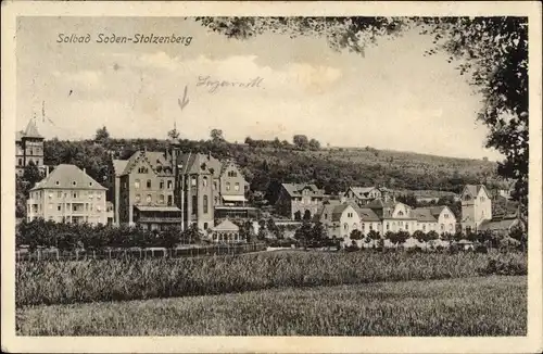 Ak Bad Soden Salmünster im Kinzigtal Hessen, Blick zur Kinderheilanstalt mit Badehaus