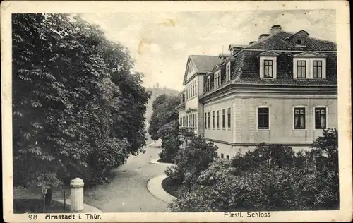 Ak Arnstadt in Thüringen, Fürstl. Schloss