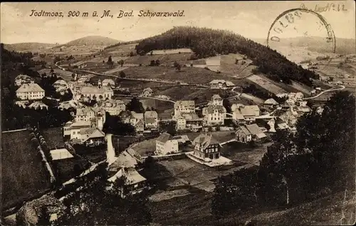 Ak Todtmoos im Schwarzwald, Gesamtansicht, Vogelschau