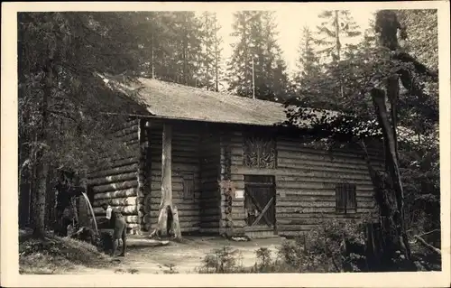 Ak Linderhof Ettal Oberbayern, Hundinghütte