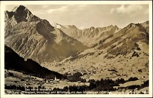 Ak Riezlern Mittelberg Vorarlberg, Kleinwalsertal, Hirschegg und Mittelberg, Widderstein