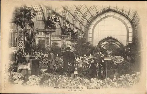 Ak Paris, Palais de l'Horticulture, Exposition printanniere