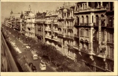 Ak Buenos Aires Argentinien, Avenida de Mayo