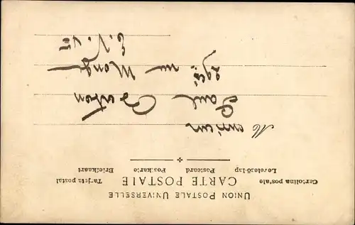 Ak Mlle. Lamberty, Portrait mit Hut, Weintrauben